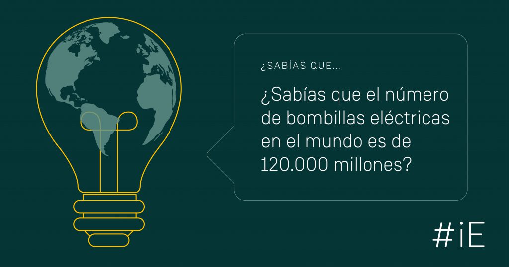 ¿Sabías que hay más de 120.000 millones de bombillas en todo el mundo?
