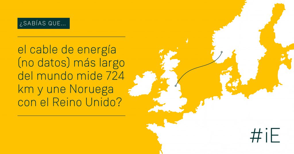 ¿Sabías que el cable más largo del mundo mide 724 km y une Dinamarca con Reino Unido?