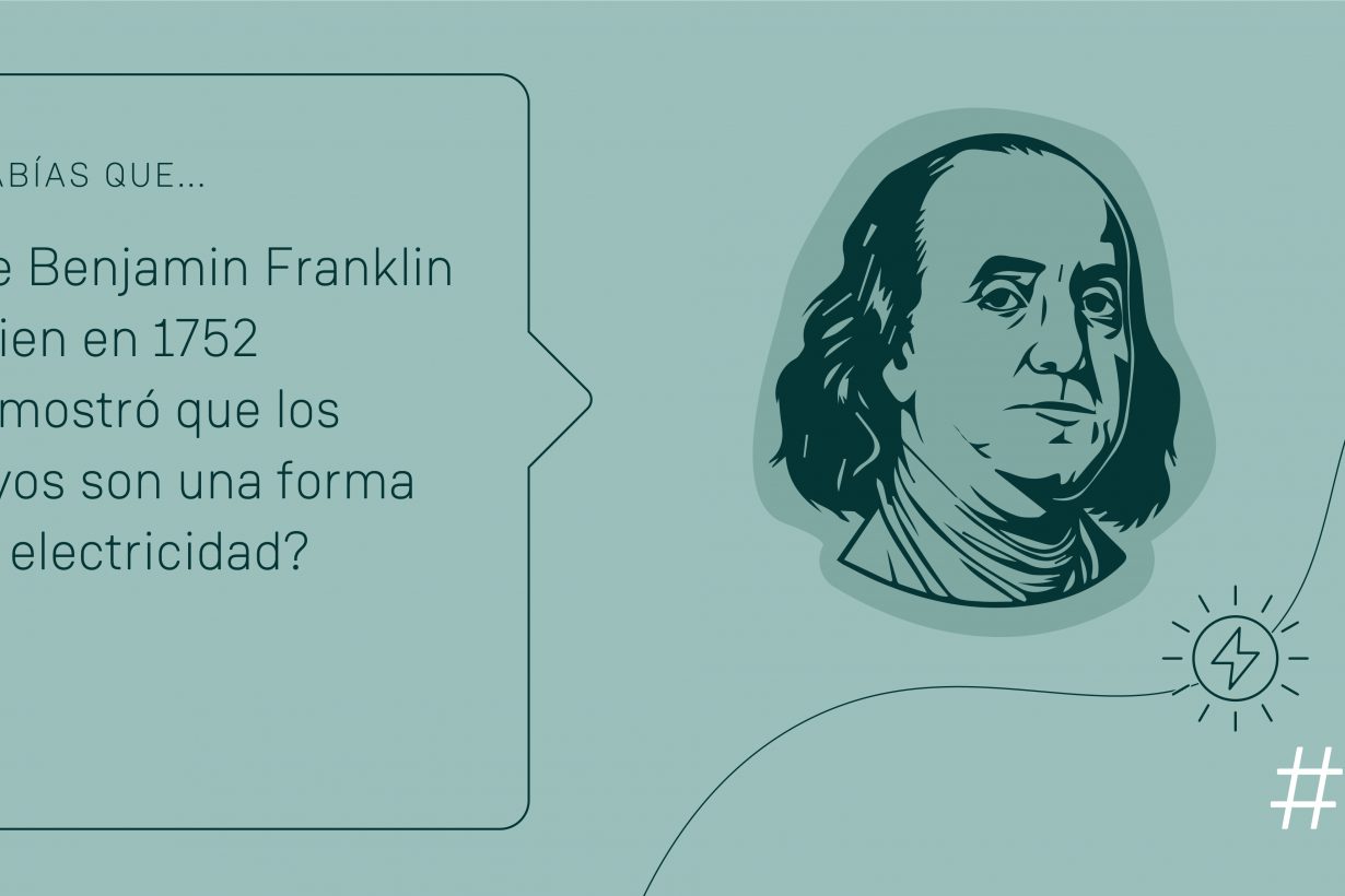 ¿Sabías que fue Benjamin Franklin quien demostró que los rayos eran una forma de electricidad?