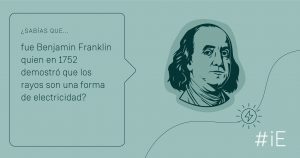 ¿Sabías que fue Benjamin Franklin quien demostró que los rayos eran una forma de electricidad?