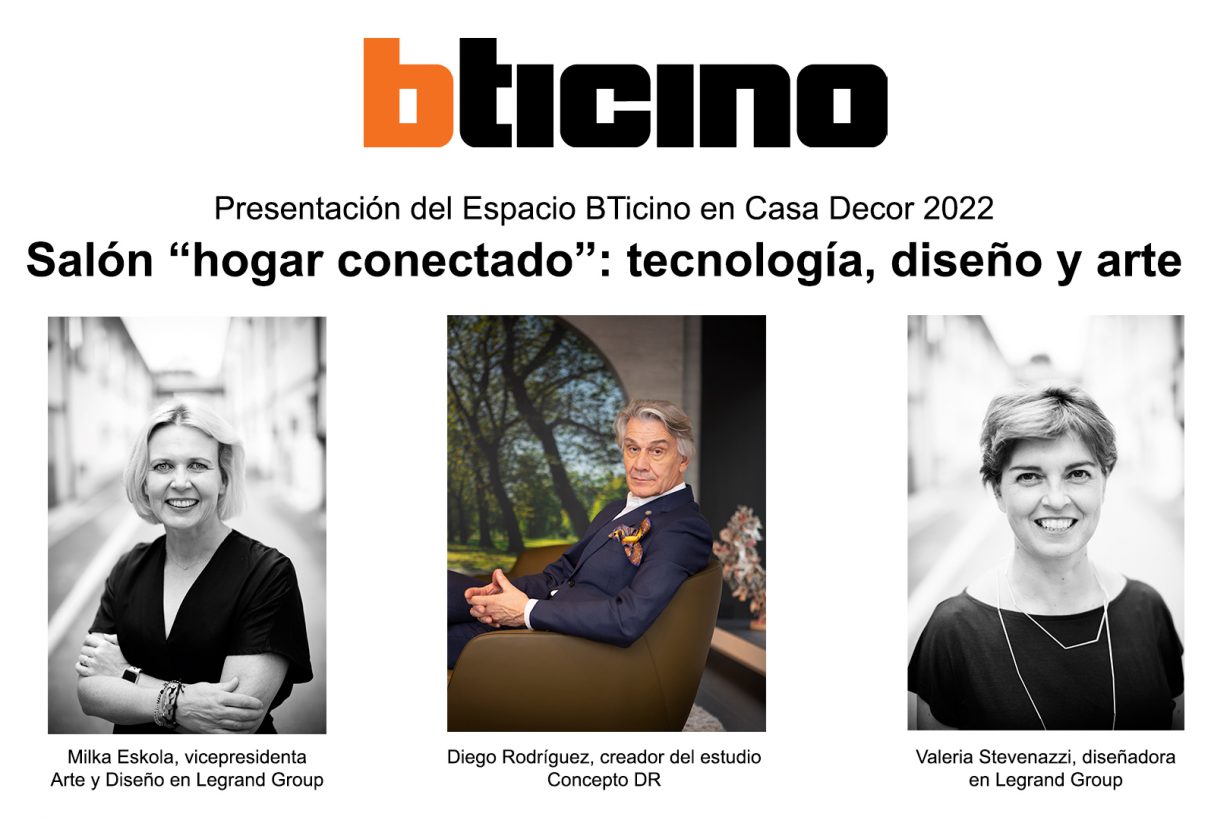 BTicino reúne en Casa Decor a tres figuras del diseño internacional para presentar su “hogar conectado”
