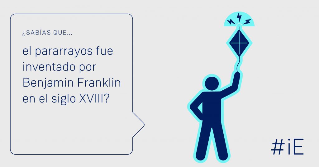¿Sabías que el pararrayos fue inventado por Benjamin Franklyn en el Siglo XVIII