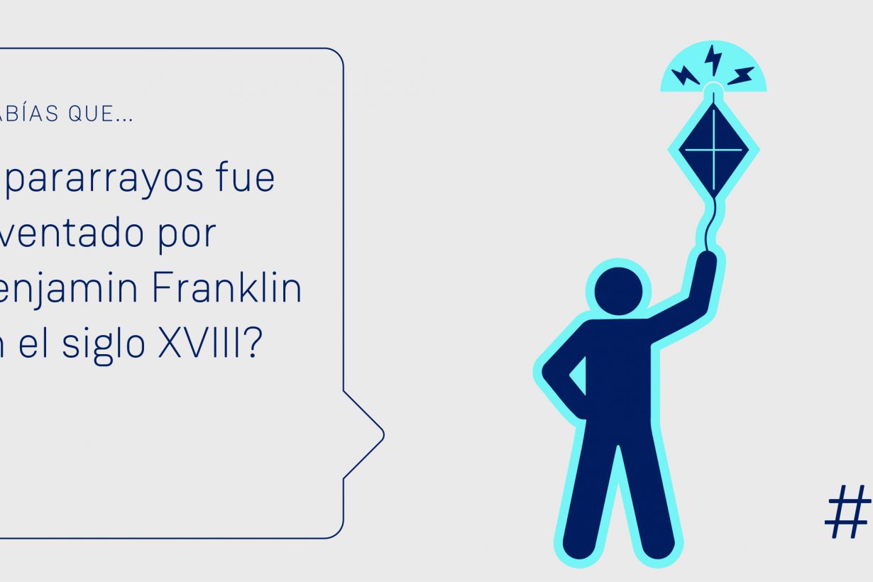 ¿Sabías que el pararrayos fue inventado por Benjamin Franklyn en el Siglo XVIII