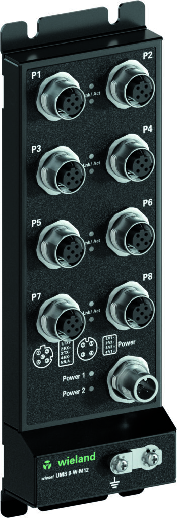 Nuevo Switch IP67 de Wieland Electric: Comunicación fiable y segura bajo las condiciones más adversas
