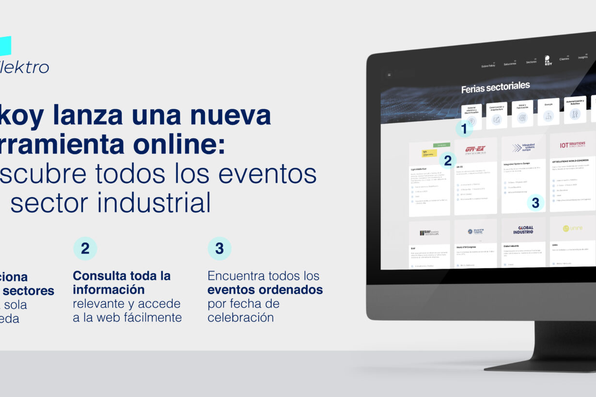 Fakoy lanza su nueva herramienta informativa digital sobre ferias y eventos del sector industrial
