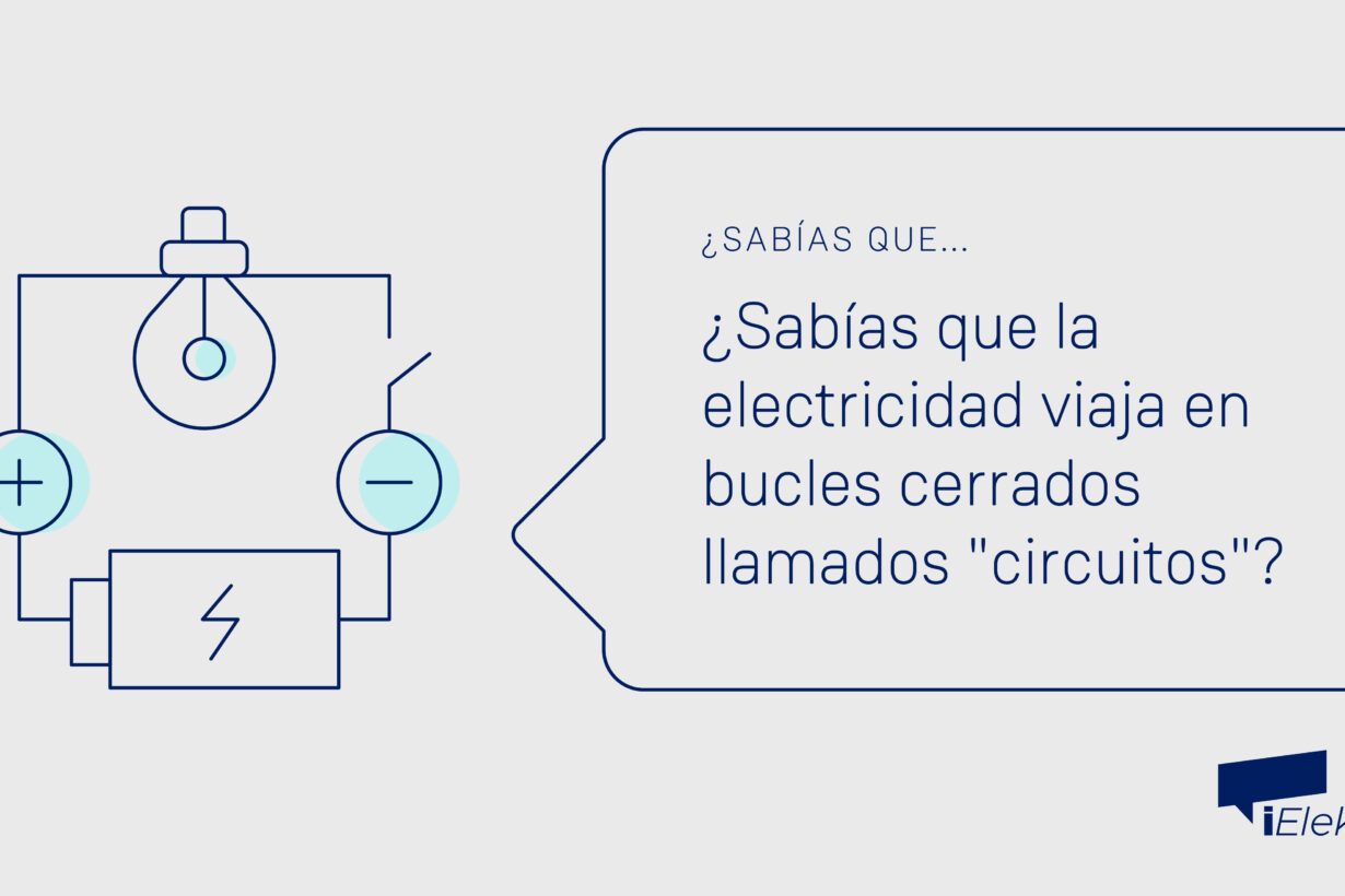 ¿Sabías que la electricidad viaja en bucles cerrados llamados circuitos