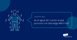 Sabías que el agua puede descargar una descarga eléctrica