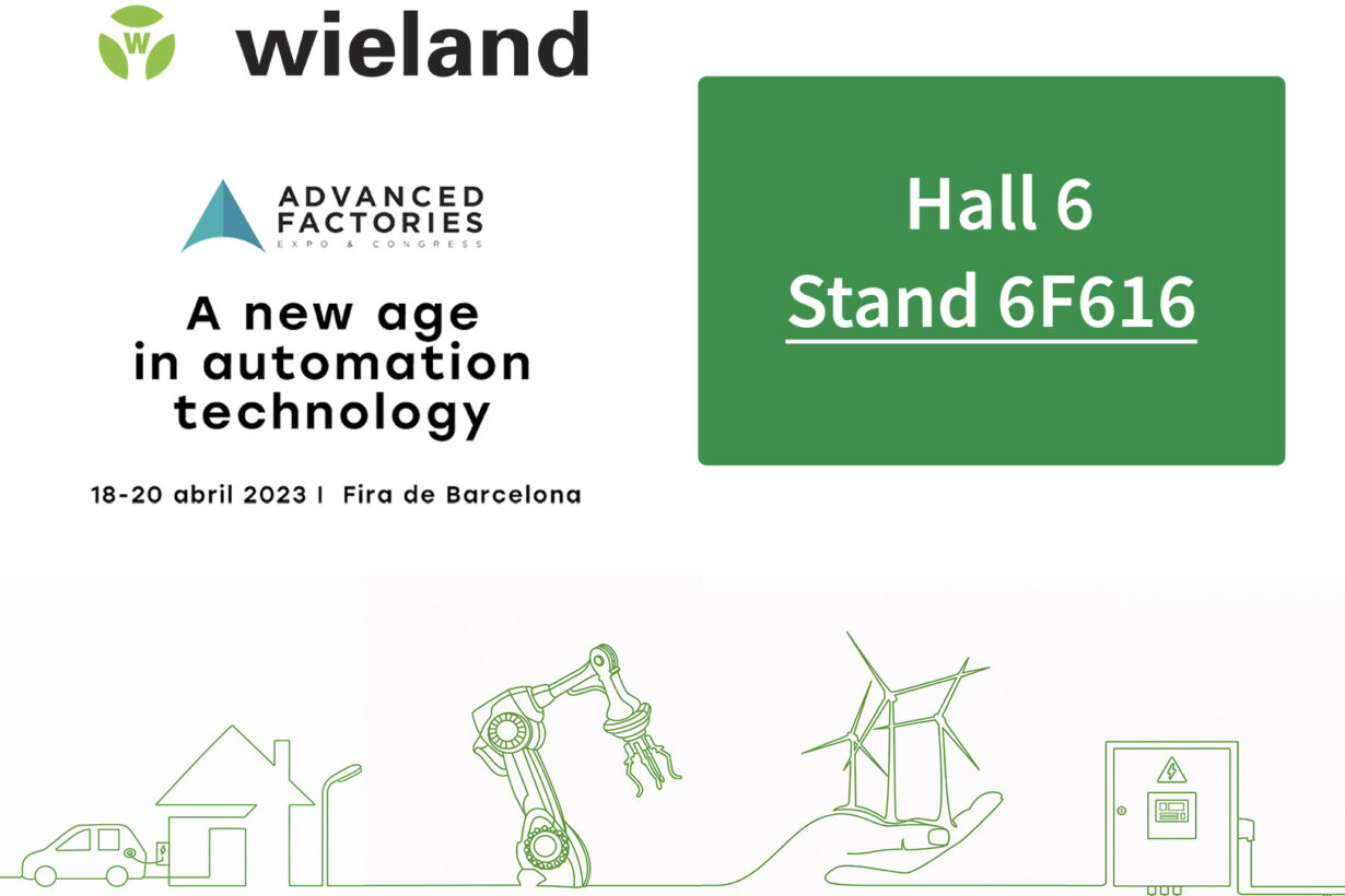 WIELAND Electric presentará en Advanced Factories nuevas soluciones que mejoran la automatización y la conectividad industrial