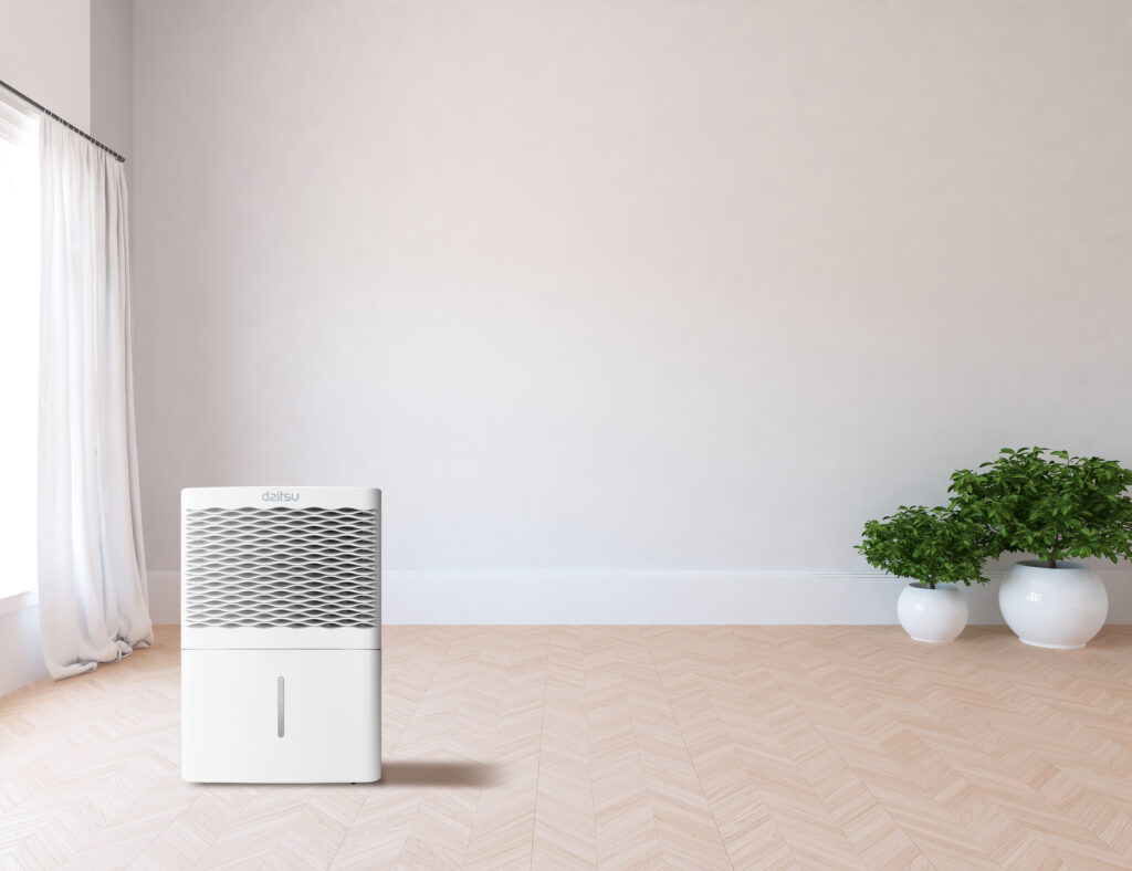 Eurofred garantiza un aire interior limpio, sano y agradable en época de alergias con las gamas de purificadores y deshumidificadores de Daitsu