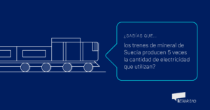 ¿Sabías que los trenes de mineral de Suecia producen cinco veces la energía que consumen