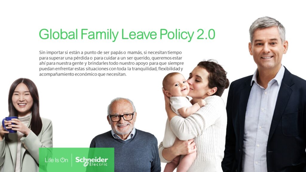 Schneider Electric lanza su Global Family Leave Policy 2.0, con medidas aún más flexibles para su equipo