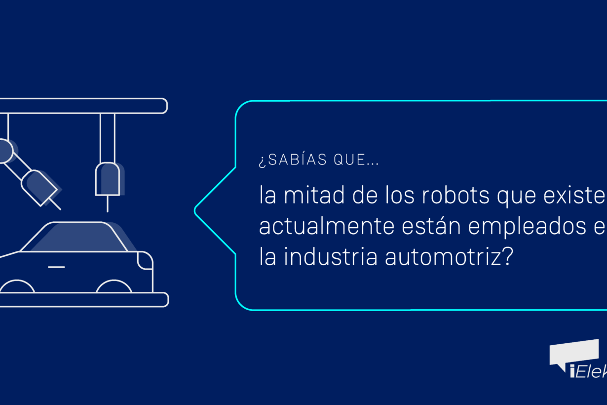 ¿Sabías que la mitad de los robots del mundo se emplean en la industria automotriz