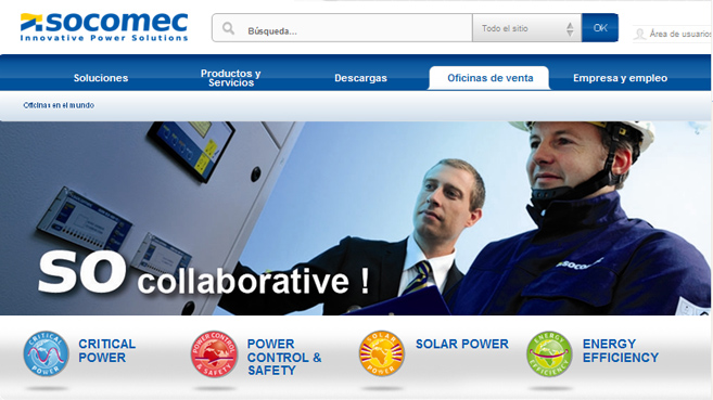 SOCOMEC Ibérica anuncia el lanzamiento de su nueva página web