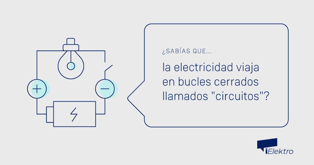 Sabías que la electricidad viaja en bucles cerrados llamados circuitos