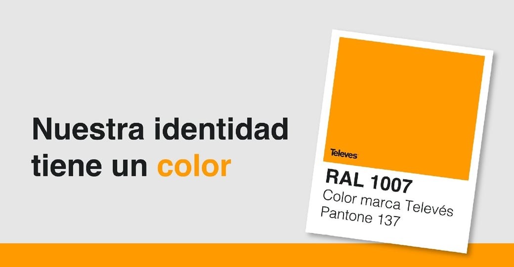 Televés se convierte en la primera empresa en España en conseguir un registro de color para su emblemático naranja