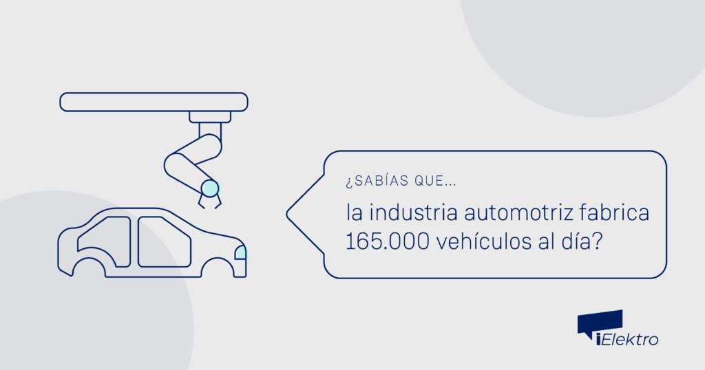 Sabías que la industria automotiz fabrica 162.000 vehículos al día