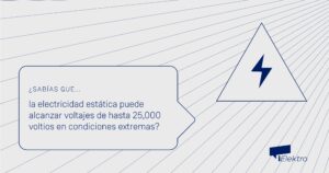 sabias que la electricidad estática puede alcanzar voltajes de hasta 2500 voltios en condiciones extremas