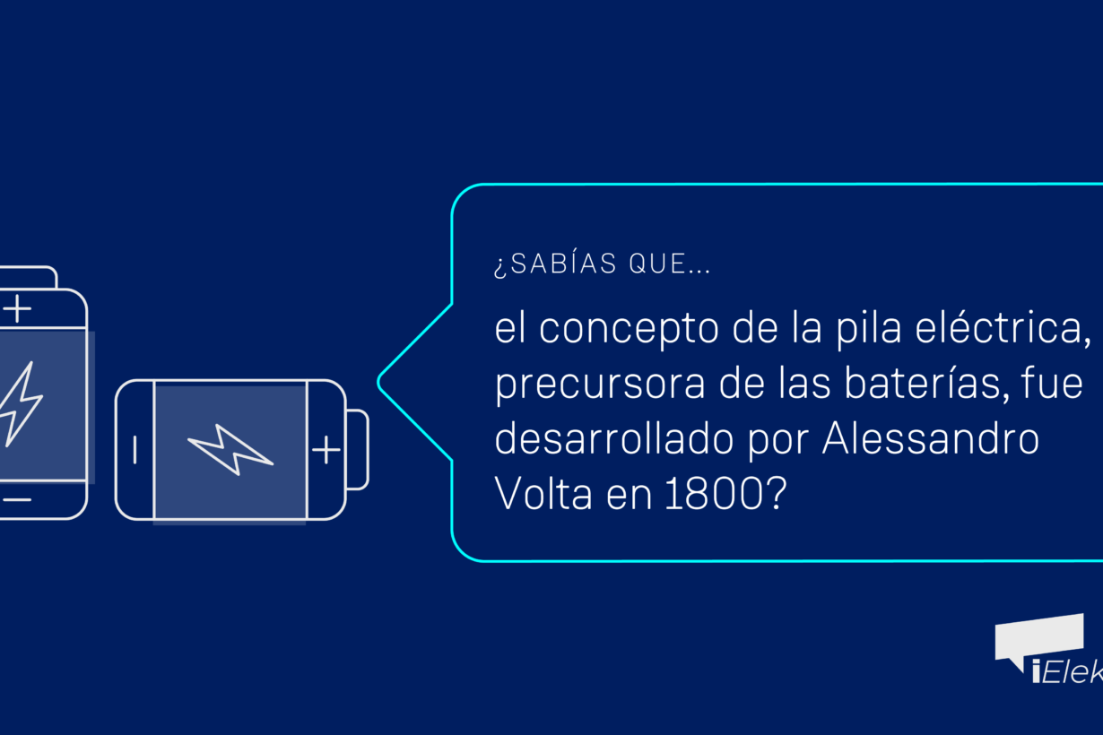 ¿Sabías que el concepto de pila eléctrica fue desarrollado por Alessandro Volta?