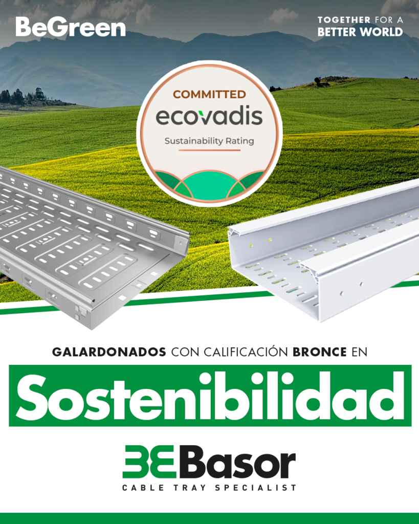 Basor Electric reconocida con la Certificación Bronce de Ecovadis