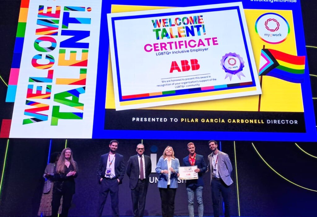 El Grupo ABB recibe la certificación Inclusive LGBTQ+ Employer por su compromiso con la igualdad y visibilidad del colectivo