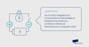 ¿Sabías que los circuitos integrados son componentes esenciales en la electrónica moderna, conteniendo millones de transistores en un pequeño chip