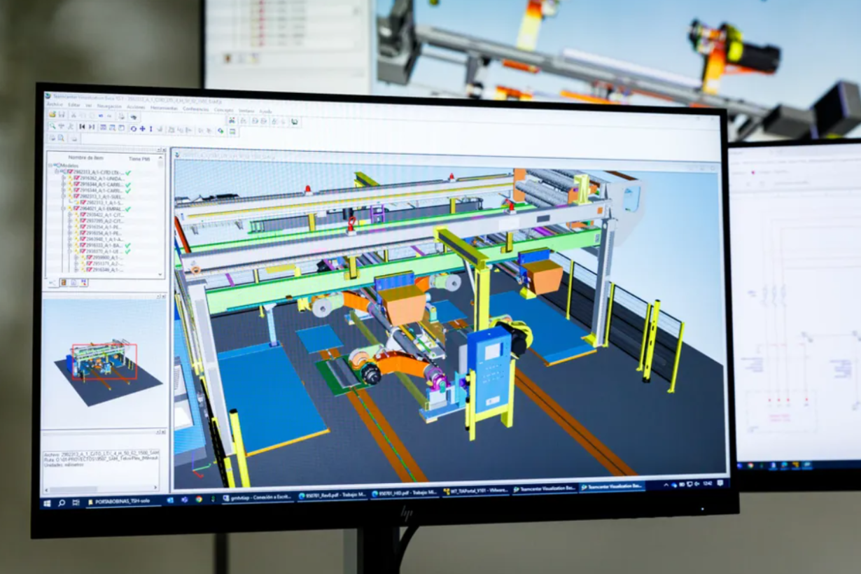 El Gemelo Digital de Siemens Xcelerator optimiza la ingeniería de las máquinas de transformación de papel de MTorres
