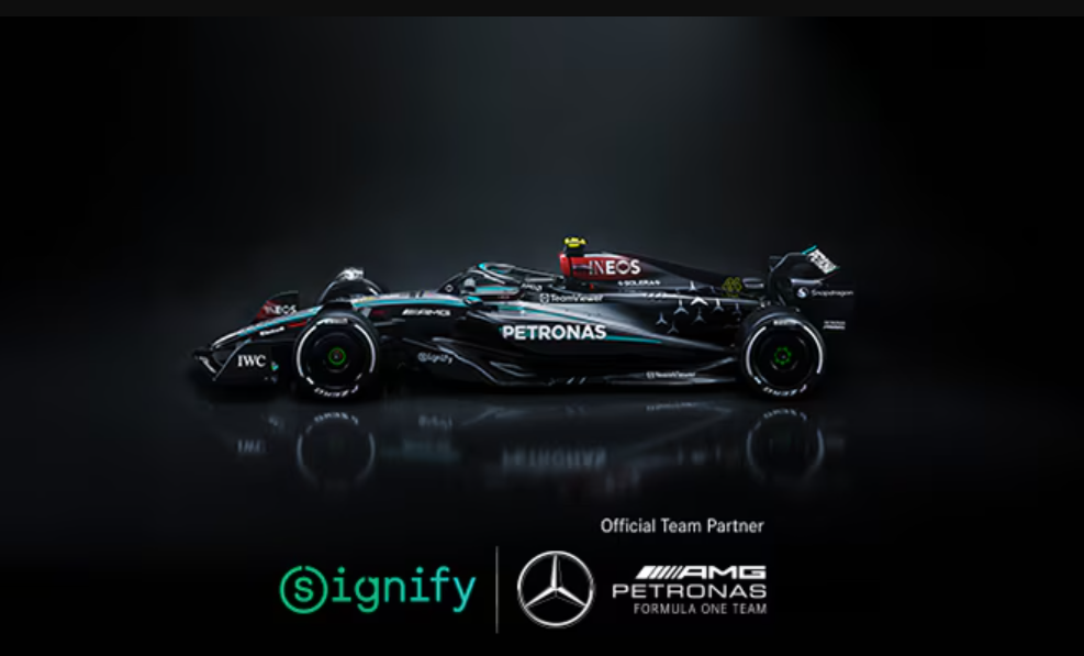 Signify y Mercedes-AMG PETRONAS F1 Team lanzan una nueva asociación
