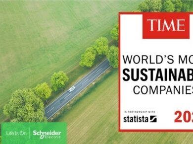 Schneider Electric reconocida la empresa más sostenible del mundo por la revista Time y Statista