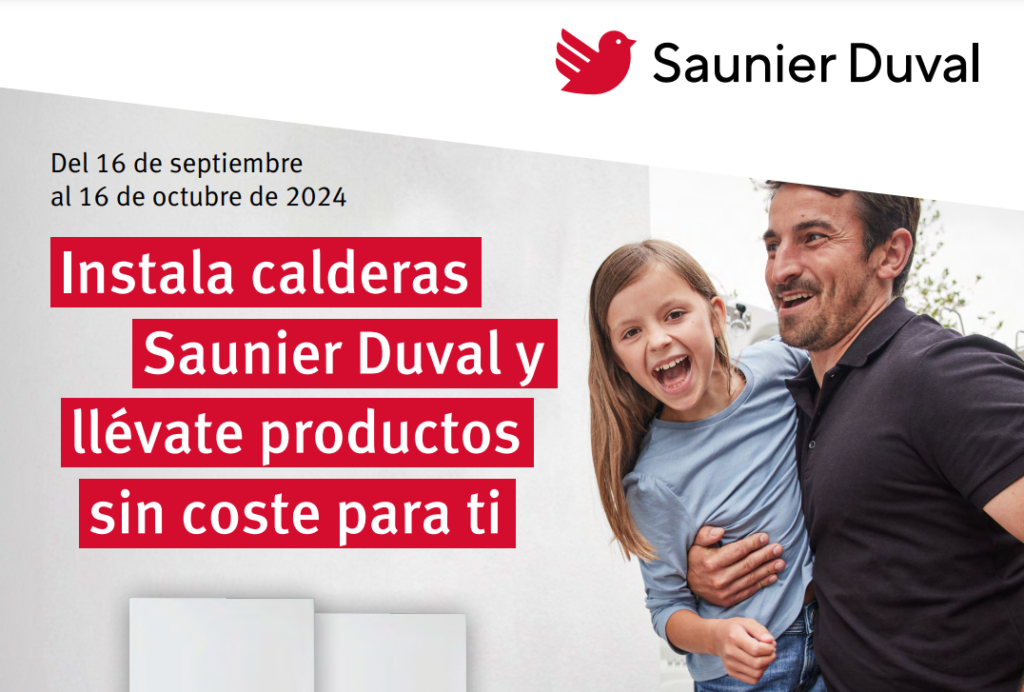 Productos sin coste con las calderas Saunier Duval