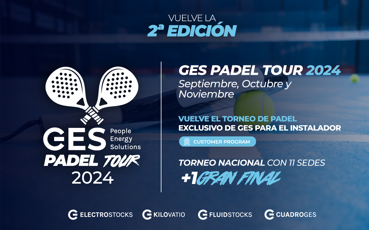 GES anuncia la II Edición del Torneo GES Pádel Tour 2024