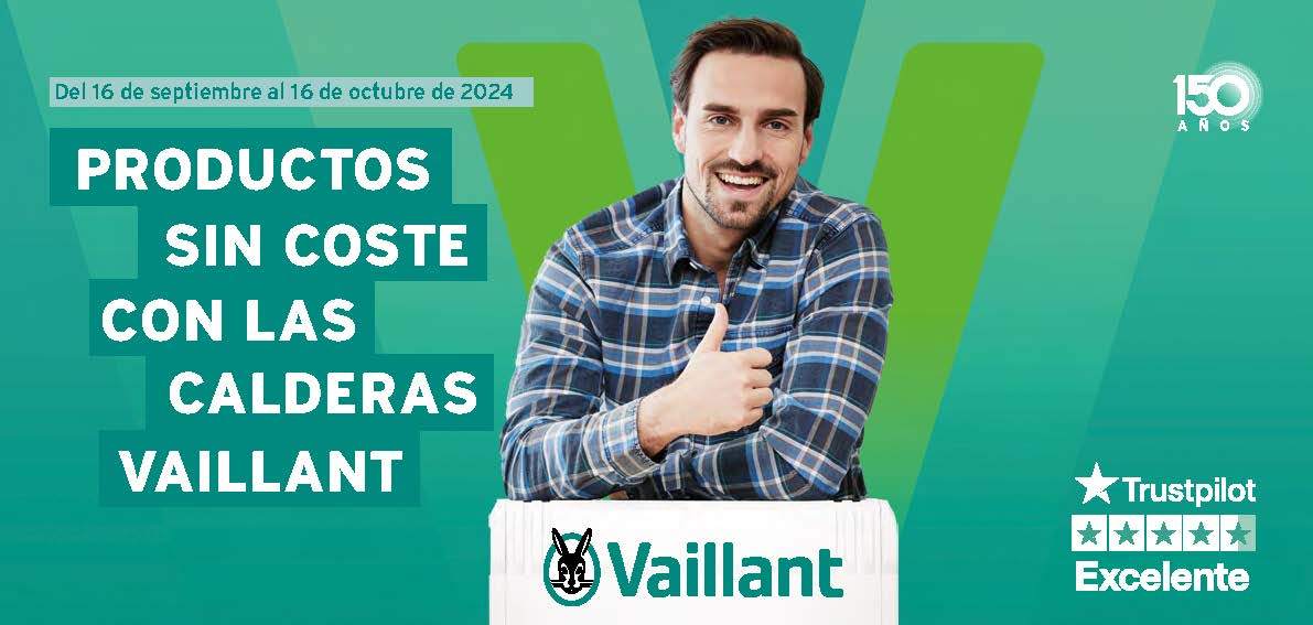 Productos sin coste con las calderas Vaillant