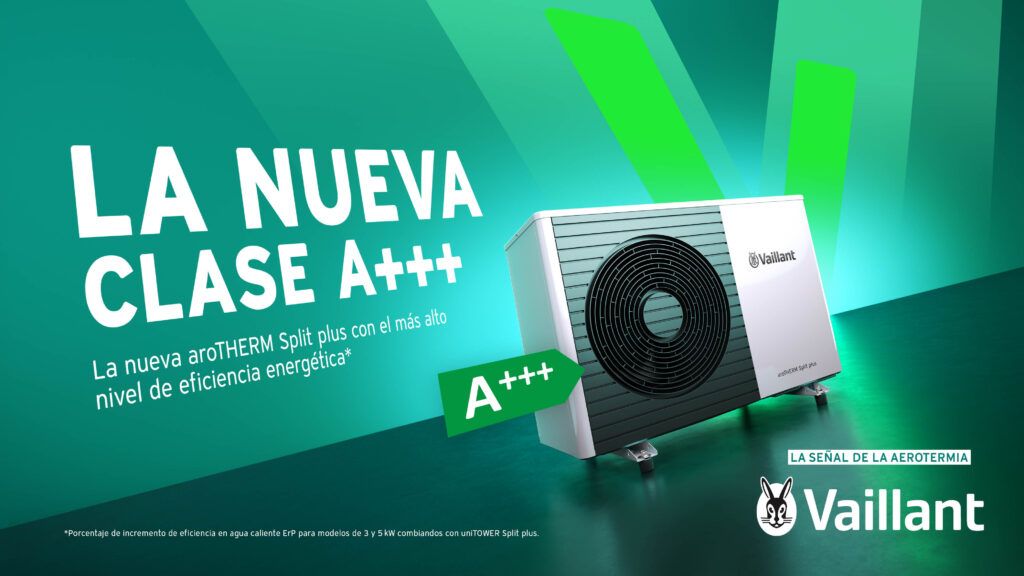 Vaillant amplía su gama de aerotermia con la nueva aroTHERM Split plus