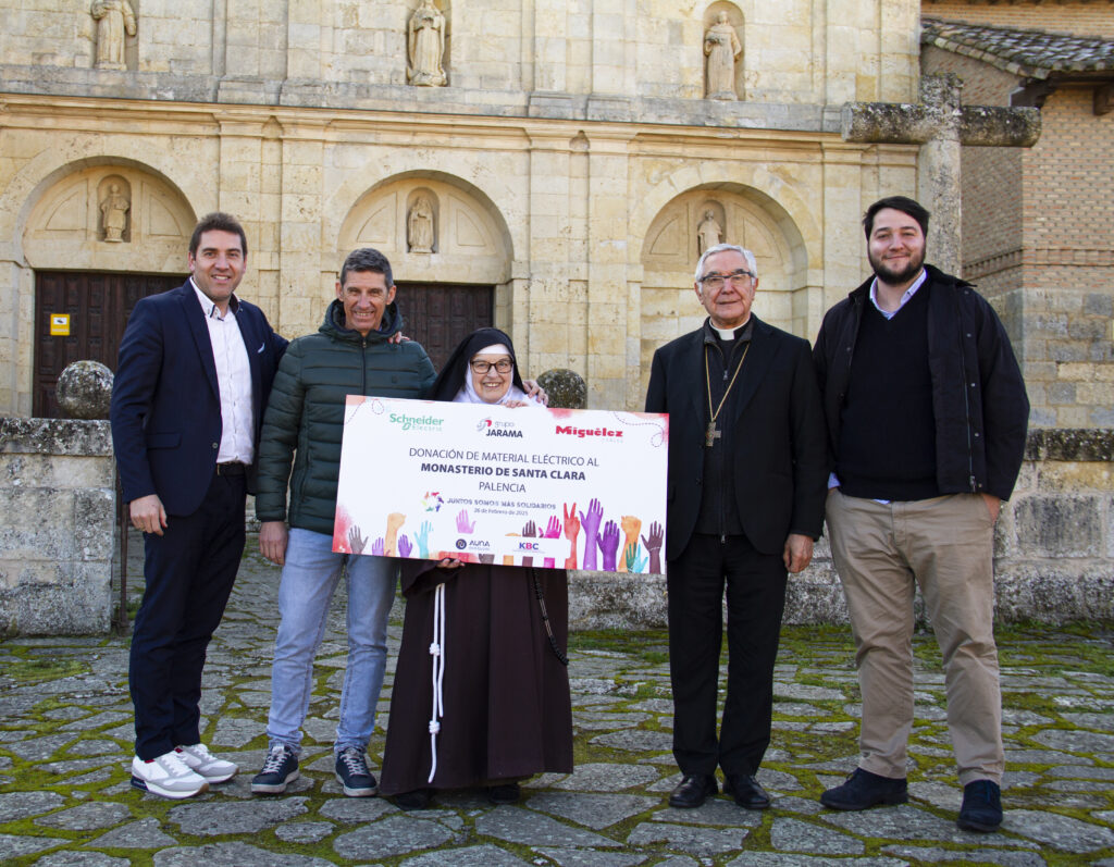 Schneider, Miguélez y Jarama colaboran en la rehabilitación del Monasterio de Santa Clara en Palencia