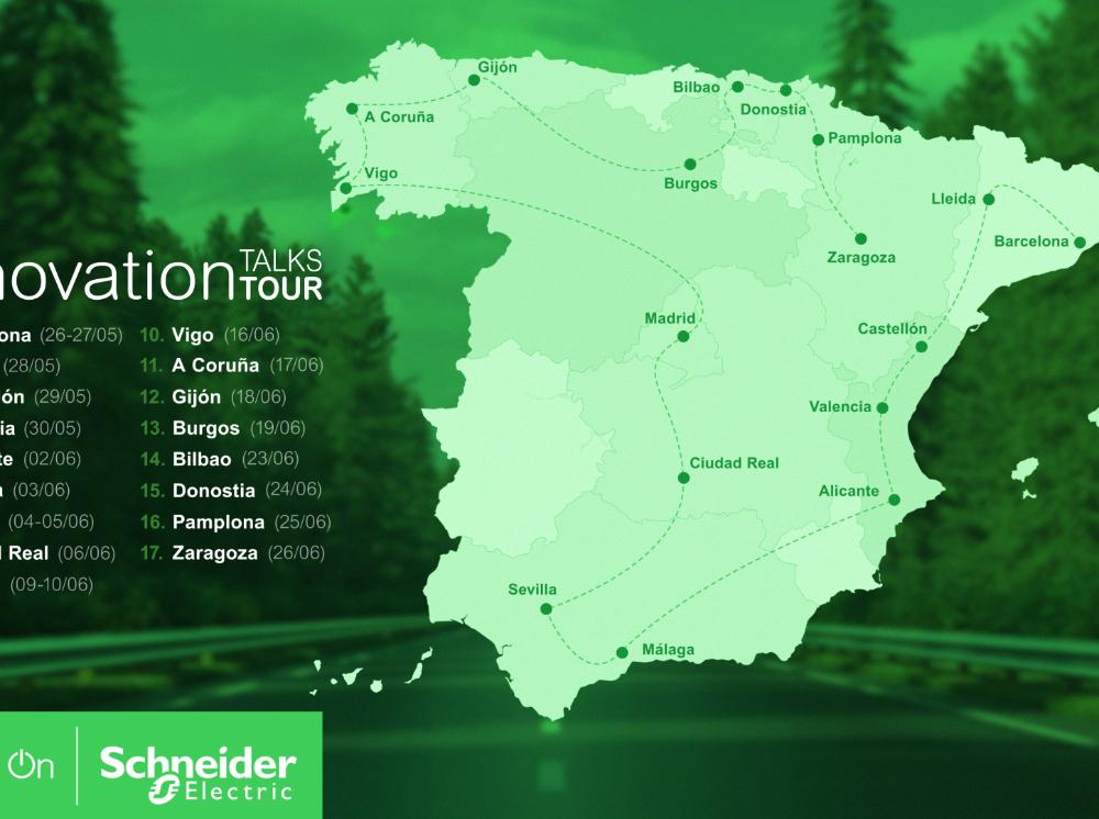 Schneider Electric pone en marcha el Innovation Talks Tour 2025: la ruta de la innovación y la sostenibilidad llega a más de 16 ciudades